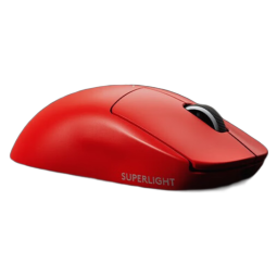 罗技（G）PRO X SUPERLIGHT GPW二代 狗屁王二代无线鼠标游戏双模轻量化电竞63g GPW二代红色+桌垫套装