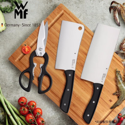 WMF福腾宝刀具套装 厨房切菜刀 砍骨切片刀 剪刀不锈钢刀具套装 刀具套装（含砧板） 6件套