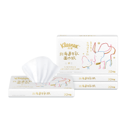 舒洁（Kleenex）牛乳系列牛乳纸6层20抽*4包装 超厚乳霜纸 保湿纸巾柔软亲肤