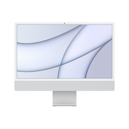 Apple/苹果iMac24英寸蓝色4.5K屏八核M1芯片(8核图形处理器)16G256G一体式电脑主机【定制机】Z12W0003D