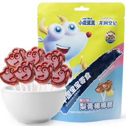 小鹿蓝蓝 梨膏棒棒糖 独立包装儿童零食宝宝零食 56g
