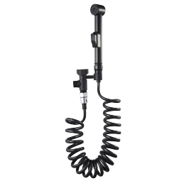 潜水艇（Submarine）F405B一进二出三通马桶喷枪妇洗器3米防爆伸缩管黑色 不含角阀