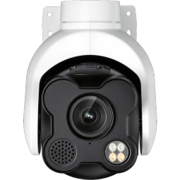 TP-LINK 400万双光全彩摄像头家用监控器室外防水无线云台球机手机远程可对话门口高清642E-A4电源套装