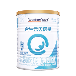 合生元（BIOSTIME）贝塔星 较大婴儿配方奶粉 2段(6-12个月) 法国原装进口 400克
