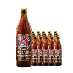 保拉纳（PAULANER）浓色小麦（黑）啤酒500ml*20瓶装 德国原装进口