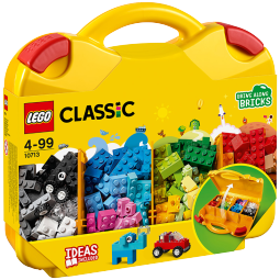乐高（LEGO）积木拼装10713 创意手提箱4岁+男孩女孩儿童玩具六一儿童节礼物
