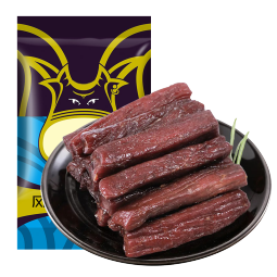 科尔沁 手撕风干牛肉干 原味250g 袋装 休闲零食 肉干肉脯 内蒙特产小吃