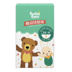 爹地宝贝婴儿尿裤 酷动纸尿裤 宝宝尿不湿 S96片