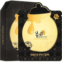 春雨（Papa recipe）黑卢卡蜂胶面膜清洁补水 黑春雨10片/盒 节日礼物 韩国进口 