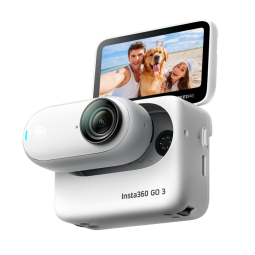 影石Insta360 GO3S拇指相机4K视频 go3s运动相机亲子vlog视频 社恐相机骑行宠物防水 自拍杆套装 64GB灵动白