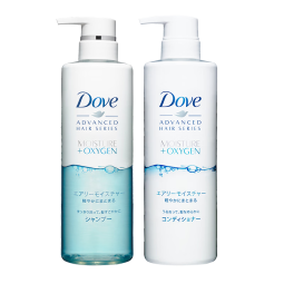 多芬(Dove) 空气丰盈洗护套装480g×2 日本进口保湿洗发露精华素套装