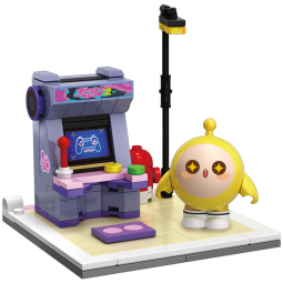 奥迪双钻（AULDEY）蛋仔派对蛋仔岛场景积木蛋小黄街机男孩女孩玩具生日礼物