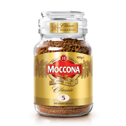 摩可纳Moccona 进口冻干速溶黑咖啡无蔗糖健身运动燃减经典中度烘焙100g