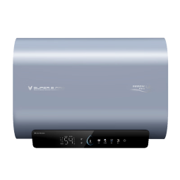 云米（VIOMI）电热水器家用60升3200W三管速热超薄双胆扁桶热水器镁棒免更换水质可视化一级能效 Super 2 pro