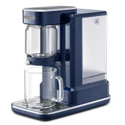 摩飞电器（Morphyrichards）即热式饮水机 烧水壶保温一体全自动恒温电热水壶 电动茶饮机家用开水壶 1.8L大容量可外接水桶 轻奢蓝即热型 1.8L