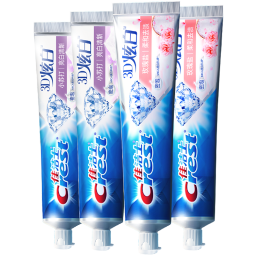 佳洁士3D炫白牙膏2+2组合装美白牙膏去黄含氟防蛀薄荷清新口气共680g