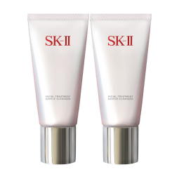 SK-II女士温和护肤洁面120g*2洗面奶sk2化妆品全套skii七夕情人节礼物