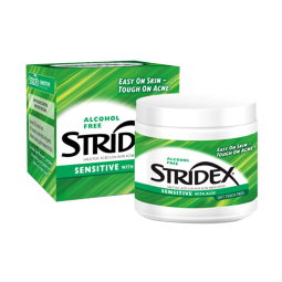STRIDEX施颜适进口0.5%水杨酸净颜棉片55片温和型粉刺黑头痘痘温和控油