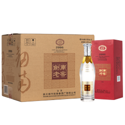 剑南春 剑南老窖2006 52度 500ml*6瓶 整箱装 浓香型白酒