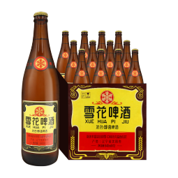 雪花啤酒（Snowbeer）经典沈阳老雪 640ml*12瓶经典醇厚 中秋送礼