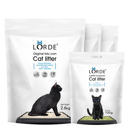 lorde里兜猫砂 豆腐猫砂经典款2.6kgx2袋