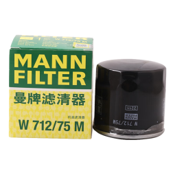 曼牌（MANNFILTER）机油滤清器机滤W712/75 W712/75M昂科拉创酷英朗沃蓝达科帕奇雅特