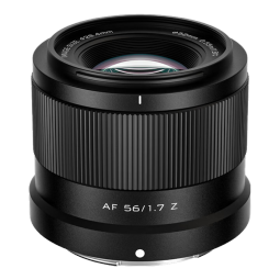 唯卓仕56mm F1.7镜头富士口尼康口索尼口自动对焦大光圈定焦人像镜头适用于X卡口Z卡口E卡口微单相机镜头 AF 56/1.7 Z（尼康Z卡口） 官方标配+唯