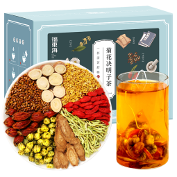 福东海 菊花枸杞决明子茶20袋 独立茶包 含甘草片【升级原料型】金银花桂花牛蒡根茶五宝养生泡水