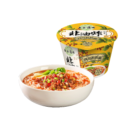 五谷道場非油炸方便面四川担担面102g 泡面桶装 速食方便食品