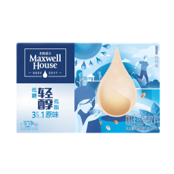 麦斯威尔（Maxwell House）轻醇三合一原味速溶咖啡30条（360克/盒）