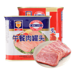 MALING 上海梅林午餐肉罐头组合 340g*2 儿童早餐零食泡面方便食品搭档