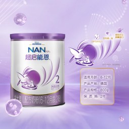 雀巢（Nestle）超启能恩2段（6-12月适用）760g 较大婴儿配方奶粉新升级