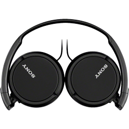 索尼（SONY） MDR-ZX110AP 耳机头戴式重低音手机电脑游戏有线耳机学生上网课学习办公耳麦 黑色