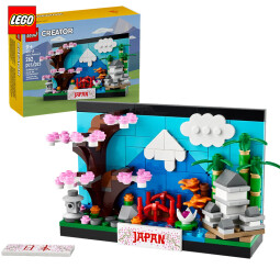 乐高（LEGO）9岁+创意系列拼装积木城市明信片益智儿童玩具小颗粒圣诞生日礼物 40713日本明信片