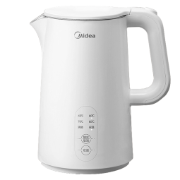 美的（Midea）【政府补贴】电水壶热水壶烧水壶开水壶控温壶304不锈钢1.5L家用恒温智能自动断电养生SH15X301