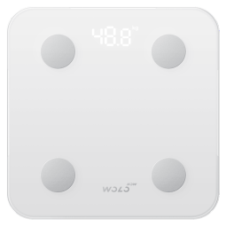 沃乐WOLO智能体脂秤【充电款】电子体重称家用高精准人体健康脂肪秤APP款 送礼实用礼物
