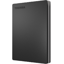 东芝（TOSHIBA）1TB 移动硬盘机械 Slim系列 USB3.2 Gen 1 2.5英寸 黑色 兼容Mac 金属超薄 密码保护 轻松备份