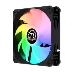 Thermaltake（Tt）枭龙 12 ARGB 机箱风扇（ARGB风扇*1/无集线器/主板同步/减震设计/PWM智能温控）