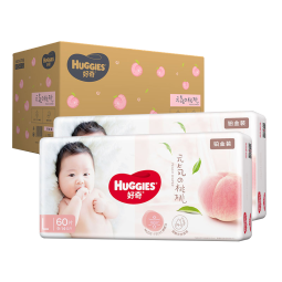 好奇（Huggies）  铂金装纸尿裤婴儿尿不湿小桃裤 纸尿片男女宝通用 L42片【9-14kg】