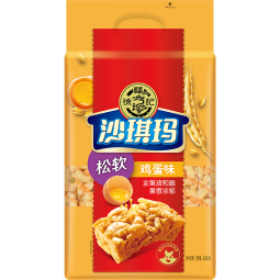 徐福记 经典鸡蛋沙琪玛 传统蛋糕526g/袋  老式糕点早餐面包饼干