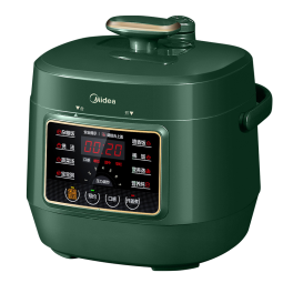 美的（Midea）迷你电压力锅1-3人家用高压锅 全自动智能预约开盖火锅煮粥锅S340电饭煲2.5L国家补贴