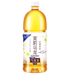 三得利（Suntory） 无糖茉莉乌龙茶饮料 0糖0能量1.25L*6瓶 整箱装