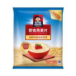 桂格（QUAKER）即食燕麦片1478克 营养早餐 膳食纤维 零添加白砂糖