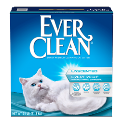 铂钻（EverClean）猫砂膨润土成猫幼猫通用型猫咪活性炭混合矿砂几近无尘猫沙猫厕所 蓝标25磅