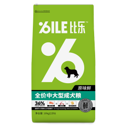 比乐狗粮 原味鲜系列 拉布拉多金毛狗粮低敏无谷配方中大型成犬粮 10kg