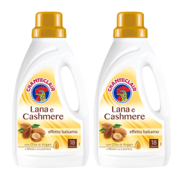 大公鸡管家（CHANTE CLAIR）意大利进口羊毛羊绒柔护洗衣液丝毛净羊毛衫专用洗涤剂 羊毛羊绒柔护洗衣液*2