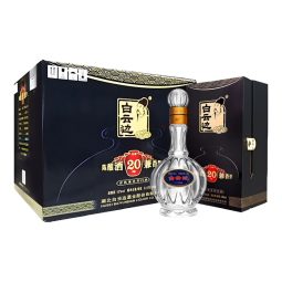 ★にゃんこ先生★白云边 バイユウベン20年 500ml 53% 中国酒 白云边二十年陈酿浓酱兼香型白酒53度500ml*6瓶整箱装年货送礼