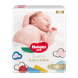 好奇（Huggies）金装纸尿裤 婴儿尿不湿【多仓直发】新老包装随机发货 纸尿裤NB80片【0-5kg】