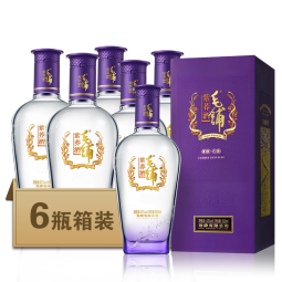 毛铺酒 劲牌毛铺苦荞酒 毛铺紫荞酒42度露酒 节日送礼 42度 500mL 6瓶 整箱装