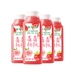 味全【黑五】每日C莓莓桃桃300ml*4冷藏果蔬汁饮料 礼盒装送礼